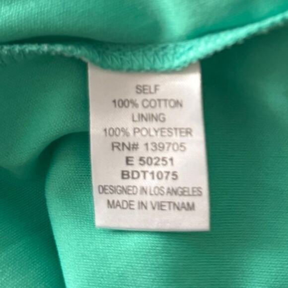 100% Cotton Fit Flare Floral Sleeveless Tie Back Mini Dress Preppy Cottagecore M - Picture 6 of 7